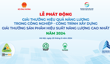 Thông báo nhận hồ sơ các Giải thưởng hiệu quả năng lượng năm 2024